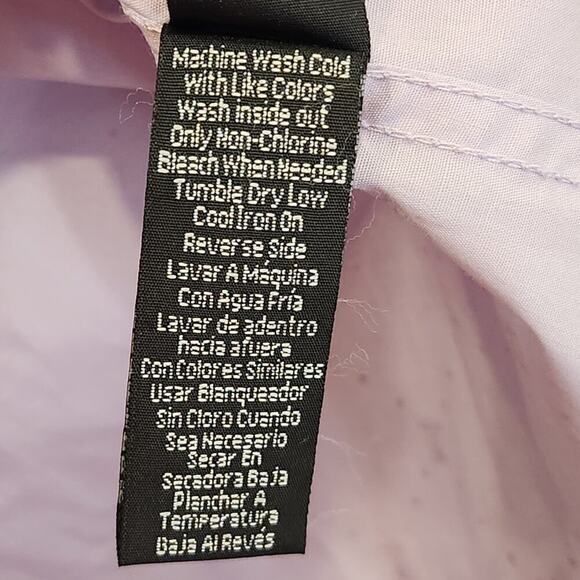 DRILL Clothing Shirt Button Down Purple Gold Bee Casual Preppy Layer - Size M - Picture 7 of 7